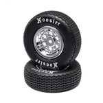 LOS-2418 Front Tire Set, Mounted, Standard (HARD): 22S Sprint-WHEELS AND TIRES-Mike's Hobby