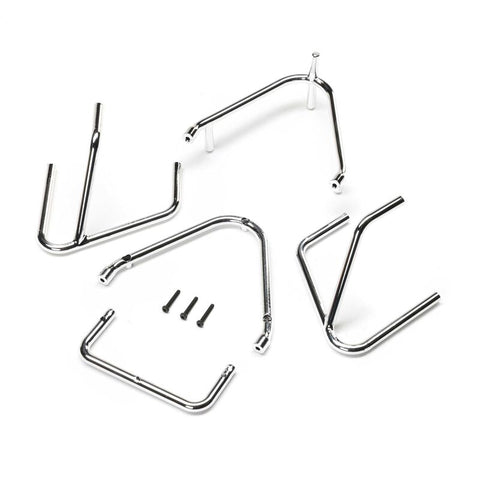LOS-2427 Bumper Set, Chrome: 22S Sprint-PARTS-Mike's Hobby