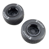 LOS-4237 Losi Hoosier Tires, Medium, Mounted, Black, Left/Right (2): 22S DLM