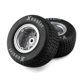 LOS-4641 Losi Hoosier Tires, Soft, Mounted, Satin Aluminum, Left/Right (2): 22S DLM