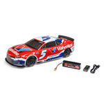 LOS1122505 Losi 1/12 NASCAR RC Racecar Kyle Larson No. 5 Valvoline 2025 Chevrolet Camaro ZL1 2S AWD RTR Brushed On-Road (Battery & Charger Included)-Cars & Trucks-Mike's Hobby