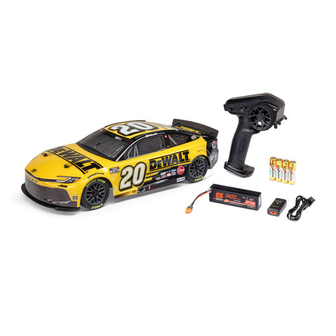 LOS1122520 Losi 1/12 NASCAR RC Racecar Christopher Bell No. 20 DeWalt 2025 Toyota Camry 2S AWD RTR Brushed On-Road (Battery & Charger Included)-Cars & Trucks-Mike's Hobby