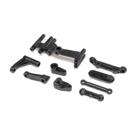 LOS231107 Servo Mount and Steering Servo Set: RZR Rey-PARTS-Mike's Hobby