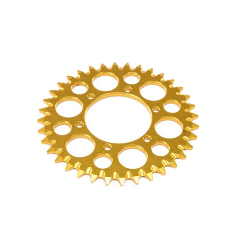 LOS362007 Hub Chain Sprocket, Gold: PM-MX-PARTS-Mike's Hobby