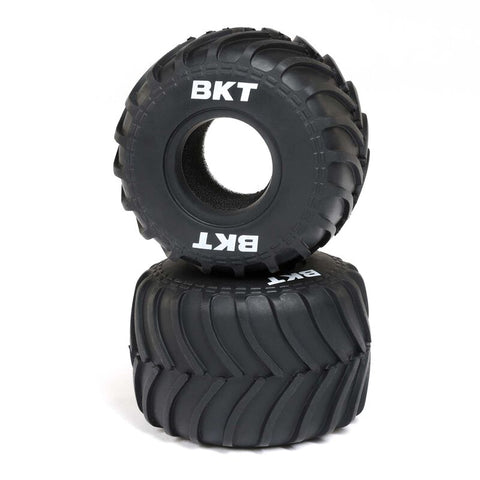 LOS41042 Monster Truck Tire (L/R): Mini LMT (2)-WHEELS AND TIRES-Mike's Hobby