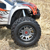 PRO1013114 Pro-Line Limited Edition Badlands MX43 Pro-Loc F/R Mounted 24mm Gray/Black Impulse (2): X-MAXX-WHEELS AND TIRES-Mike's Hobby