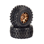 PRO1013115 Pro-Line Limited Edition Badlands MX43 Pro-Loc F/R Mounted 24mm Bronze/Black Impulse (2): X-MAXX-WHEELS AND TIRES-Mike's Hobby