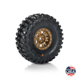 PRO1013615 Pro-Line 1/10 Limited Edition BFG Krawler T/A KX G8 1.9" Crawler Tires Mounted 12mm Bronze Impulse (2)-WHEELS AND TIRES-Mike's Hobby
