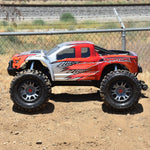 PRO1015114 Pro-Line Limited Edition Trencher Pro-Loc F/R Mounted 24mm Gray/Black Impulse (2): X-MAXX-WHEELS AND TIRES-Mike's Hobby