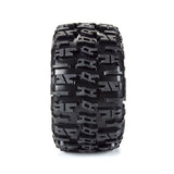 PRO1015114 Pro-Line Limited Edition Trencher Pro-Loc F/R Mounted 24mm Gray/Black Impulse (2): X-MAXX-WHEELS AND TIRES-Mike's Hobby