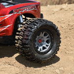 PRO1015114 Pro-Line Limited Edition Trencher Pro-Loc F/R Mounted 24mm Gray/Black Impulse (2): X-MAXX-WHEELS AND TIRES-Mike's Hobby
