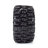 PRO1015115 Pro-Line Limited Edition Trencher Pro-Loc F/R Mounted 24mm Gray/Black Impulse (2): X-MAXX-WHEELS AND TIRES-Mike's Hobby