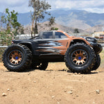 PRO1015115 Pro-Line Limited Edition Trencher Pro-Loc F/R Mounted 24mm Gray/Black Impulse (2): X-MAXX-WHEELS AND TIRES-Mike's Hobby