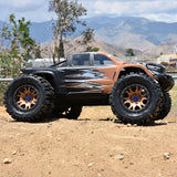 PRO1015115 Pro-Line Limited Edition Trencher Pro-Loc F/R Mounted 24mm Gray/Black Impulse (2): X-MAXX-WHEELS AND TIRES-Mike's Hobby