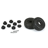 PRO1018210 Pro-Line Racing 1/10 Icon M2 Front/Rear 2.2"/3.0" SC Mounted 12mm Blk Raid (2)-WHEELS AND TIRES-Mike's Hobby