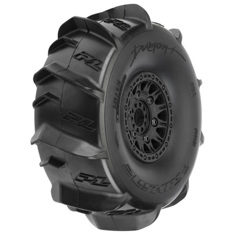 PRO1018911 1/7 Dumont Sand/Snow F/R Tires MTD 17mm Black Raid (2): Mojave/UDR-WHEELS AND TIRES-Mike's Hobby