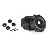 PRO1018911 1/7 Dumont Sand/Snow F/R Tires MTD 17mm Black Raid (2): Mojave/UDR-WHEELS AND TIRES-Mike's Hobby