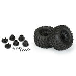 Hyrax 2.8" Tires MTD Black 6x30 Stampede F/R-Mike's Hobby