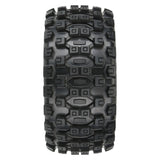 PRO1019811 1/6 Badlands MX57 Front/Rear 5.7” Tires Mounted on Raid 8x48 Removable 24mm Hex Wheels (2): Black-WHEELS AND TIRES-Mike's Hobby