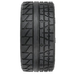 PRO1020511 PRO-LINE 1/6 Menace HP BELTED F/R 5.7” Tires MTD 24mm Black Raid 8x48 Hex (2)-WHEELS AND TIRES-Mike's Hobby