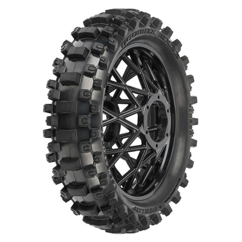 PRO1023010 1/4 Dunlop Geomax MX33 CR4 Rear Tire MTD Black: Promoto-MX-WHEELS AND TIRES-Mike's Hobby