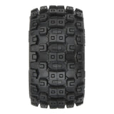 PRO1024110 Pro-Line 1/18 Badlands MX 1.85" F/R MTD 12mm Black Raid: Granite GROM-WHEELS AND TIRES-Mike's Hobby