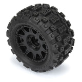 PRO1024110 Pro-Line 1/18 Badlands MX 1.85" F/R MTD 12mm Black Raid: Granite GROM-WHEELS AND TIRES-Mike's Hobby