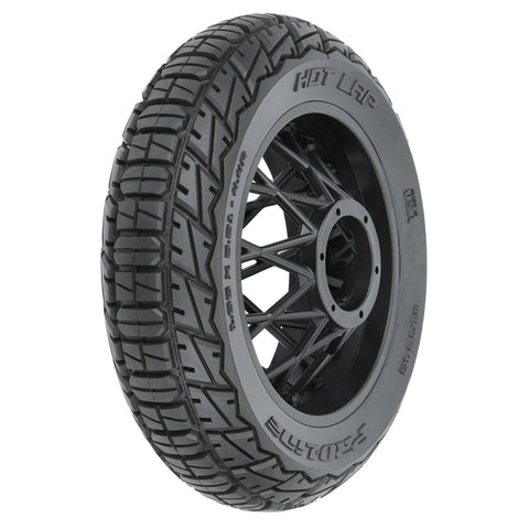 PRO1024310 Pro-Line 1/4 Hot Lap MX S3 Rear Tire MTD Black Supermoto Wheel: Promoto-MX-WHEELS AND TIRES-Mike's Hobby