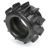 PRO1024910 Pro-Line 1/10 Sand Paw HP BELTED F/R 2.8" MT Tires MTD 12/14mm Black Raid (2)-WHEELS AND TIRES-Mike's Hobby