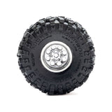 PRO1025110 Pro-Line 1/30 Baja Pro X Front/Rear Mounted Chrome Beast Tires (4): Axial SCX30-WHEELS AND TIRES-Mike's Hobby