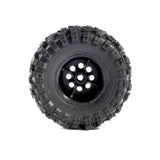 PRO1025110 Pro-Line 1/30 Baja Pro X Front/Rear Mounted Chrome Beast Tires (4): Axial SCX30-WHEELS AND TIRES-Mike's Hobby