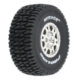 PRO1025310 Pro-Line 1/16 Mirage TT F/R Tires MTD 12mm Silver Impulse (4): Mojave Grom-WHEELS AND TIRES-Mike's Hobby