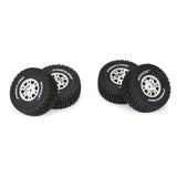 PRO1025310 Pro-Line 1/16 Mirage TT F/R Tires MTD 12mm Silver Impulse (4): Mojave Grom-WHEELS AND TIRES-Mike's Hobby