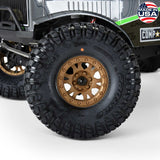 PRO1025415 Pro-Line 1/10 Limited Edition Aztek G8 1.9" Crawler Tires Mounted 12mm Bronze Impulse (2)-WHEELS AND TIRES-Mike's Hobby
