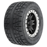 PRO1025613 PRO-LINE 1/5 Menace HP BELTED Pro-Loc F/R X-MAXX MTD 24mm Blk/Gry Impulse (2)-WHEELS AND TIRES-Mike's Hobby