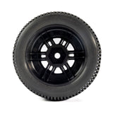 PRO1028510 1/16 King Pin Front/Rear Tires MTD 12mm Black Split Six (4): MOJAVE GROM-WHEELS AND TIRES-Mike's Hobby