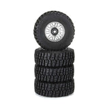 PRO1028810 Pro-Line Flat Iron Front/Rear Tires Mounted 12mm Hex Chrome Diablo (4): TYPHON GROM-WHEELS AND TIRES-Mike's Hobby