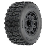 PRO1029910 Pro-Line 1/10 Jaeger HP BELTED F/R 2.8" MT Tires MTD 12mm/14mm Black Raid (2)-WHEELS AND TIRES-Mike's Hobby