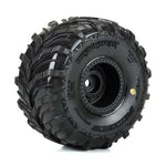 PRO1030010 Dreadnaught Mounted Black Wheel F/R (4) for ARRMA GORGON/QUAKE GROM-WHEELS AND TIRES-Mike's Hobby