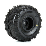 PRO1030010 Dreadnaught Mounted Black Wheel F/R (4) for ARRMA GORGON/QUAKE GROM-WHEELS AND TIRES-Mike's Hobby