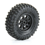 PRO1030610 PRO-LINE 1/30 BFG Krawler T/A KX Front/Rear Mounted Black Icon Nuevo (4) for Axial SCX30-WHEELS AND TIRES-Mike's Hobby