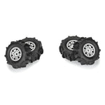 PRO1030910 Pro-Line 1/16 Dumont F/R Tires MTD 12mm Black Impulse (4): Mojave GROM-WHEELS AND TIRES-Mike's Hobby