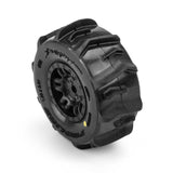 PRO1030911 Pro-Line Racing 1/16 Dumont Front/Rear Paddle Tires Mounted 12mm Black Split Six (4): ARRMA MOJAVE GROM