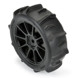 PRO1031010 Pro-Line 1/14 Dumont F/R Tires MTD 12mm Black Mach-10 (4): Typhon GROM-WHEELS AND TIRES-Mike's Hobby