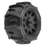 PRO1031110 Pro-Line 1/18 Dumont F/R Tires MTD 12mm Black Raid (4): Granite GROM-WHEELS AND TIRES-Mike's Hobby