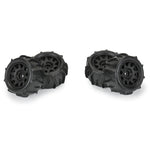 PRO1031110 Pro-Line 1/18 Dumont F/R Tires MTD 12mm Black Raid (4): Granite GROM-WHEELS AND TIRES-Mike's Hobby