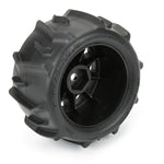 PRO1031110 Pro-Line 1/18 Dumont F/R Tires MTD 12mm Black Raid (4): Granite GROM-WHEELS AND TIRES-Mike's Hobby