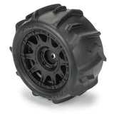 PRO1031110 Pro-Line 1/18 Dumont F/R Tires MTD 12mm Black Raid (4): Granite GROM-WHEELS AND TIRES-Mike's Hobby