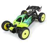 PRO1031712 PRO-LINE 1/14 Hole Shot 3.0 F/R Tire MTD 12mm Yellow Velocity (4) Typhon GROM-WHEELS AND TIRES-Mike's Hobby