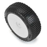 PRO1031713 PRO-LINE 1/14 Hole Shot 3.0 F/R Tire MTD 12mm White Velocity (4): Typhon GROM-WHEELS AND TIRES-Mike's Hobby